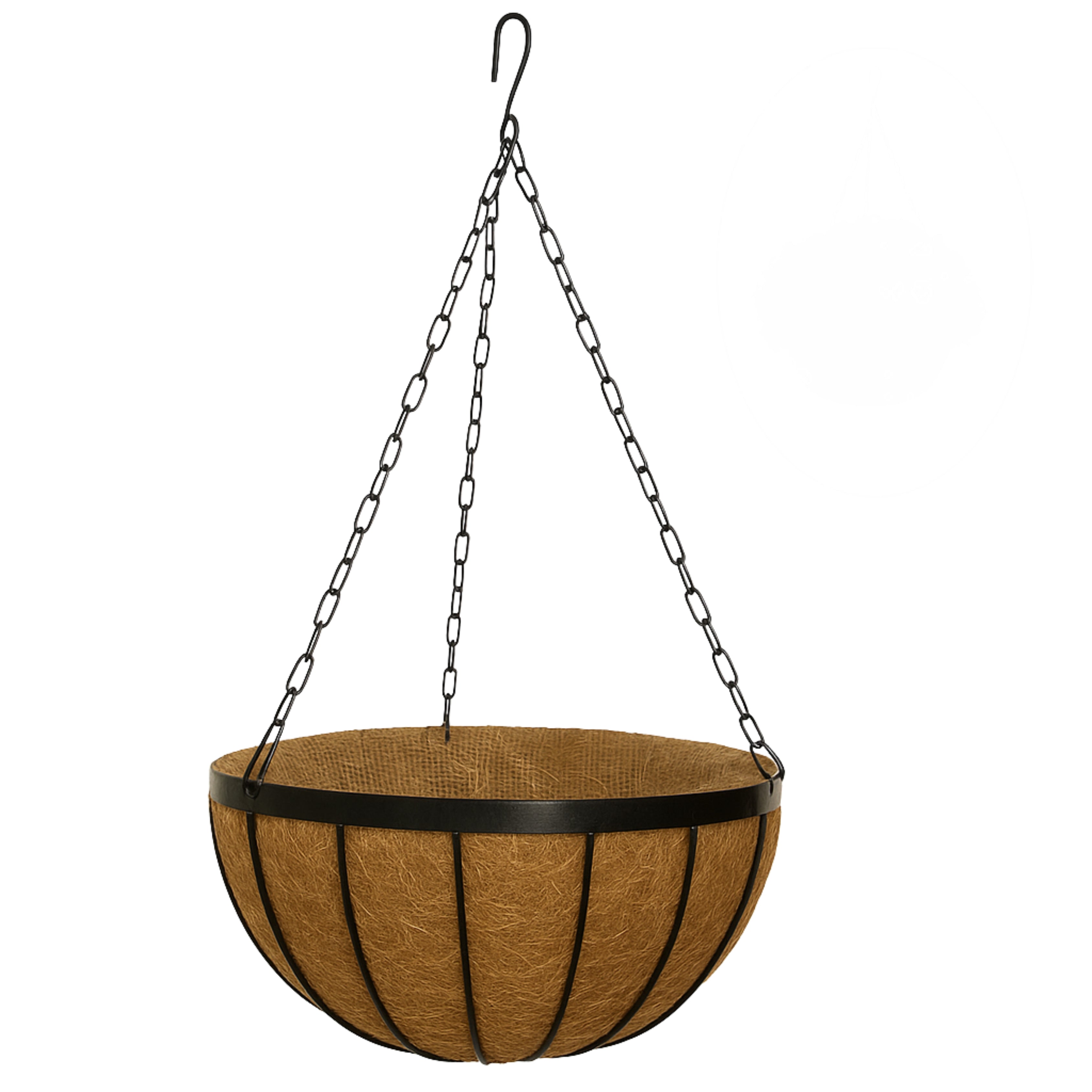 Signature Hanging Basket with metal frame For Garden and Home Décor