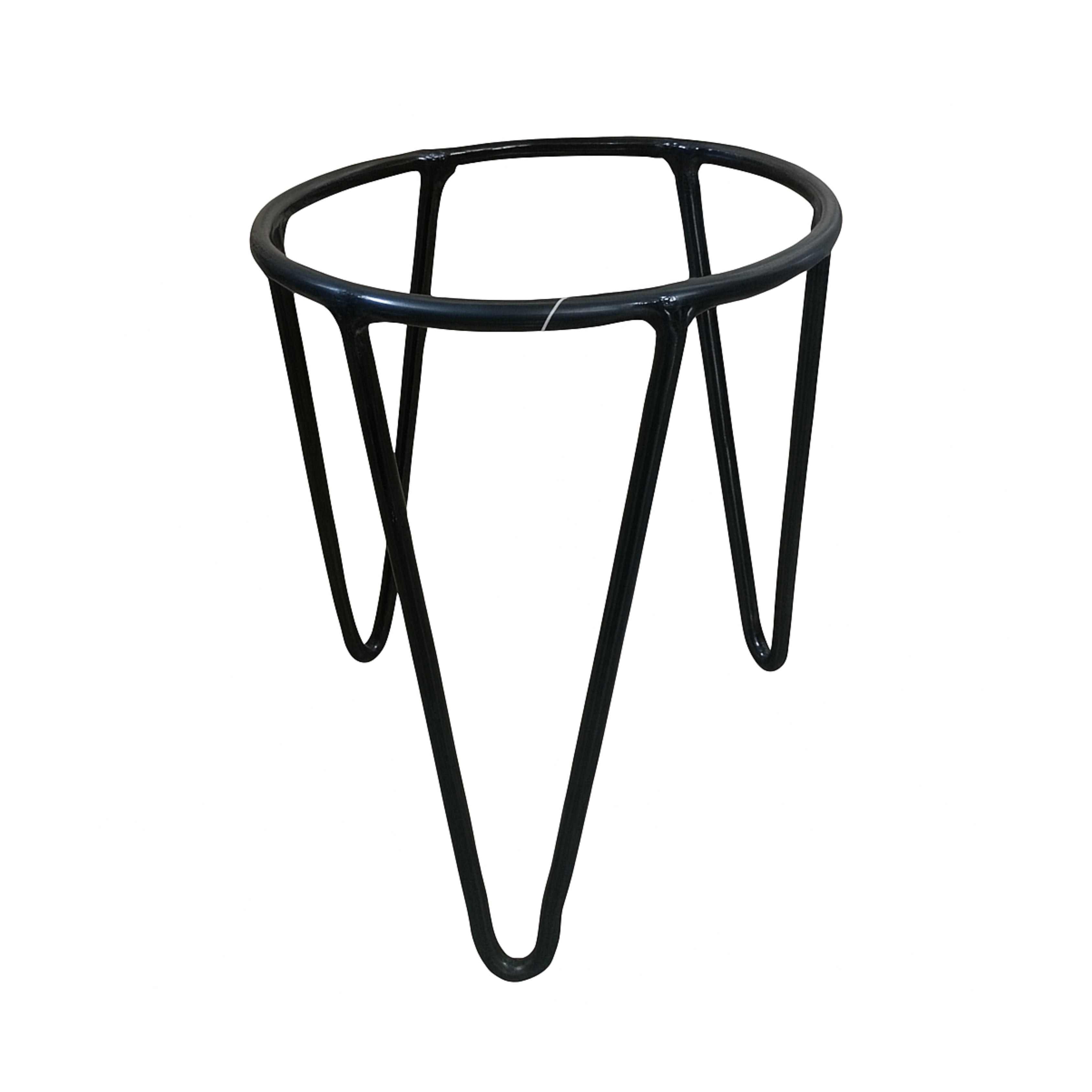 Metal Tripod Pot Stand for 6 inches pot Black Color