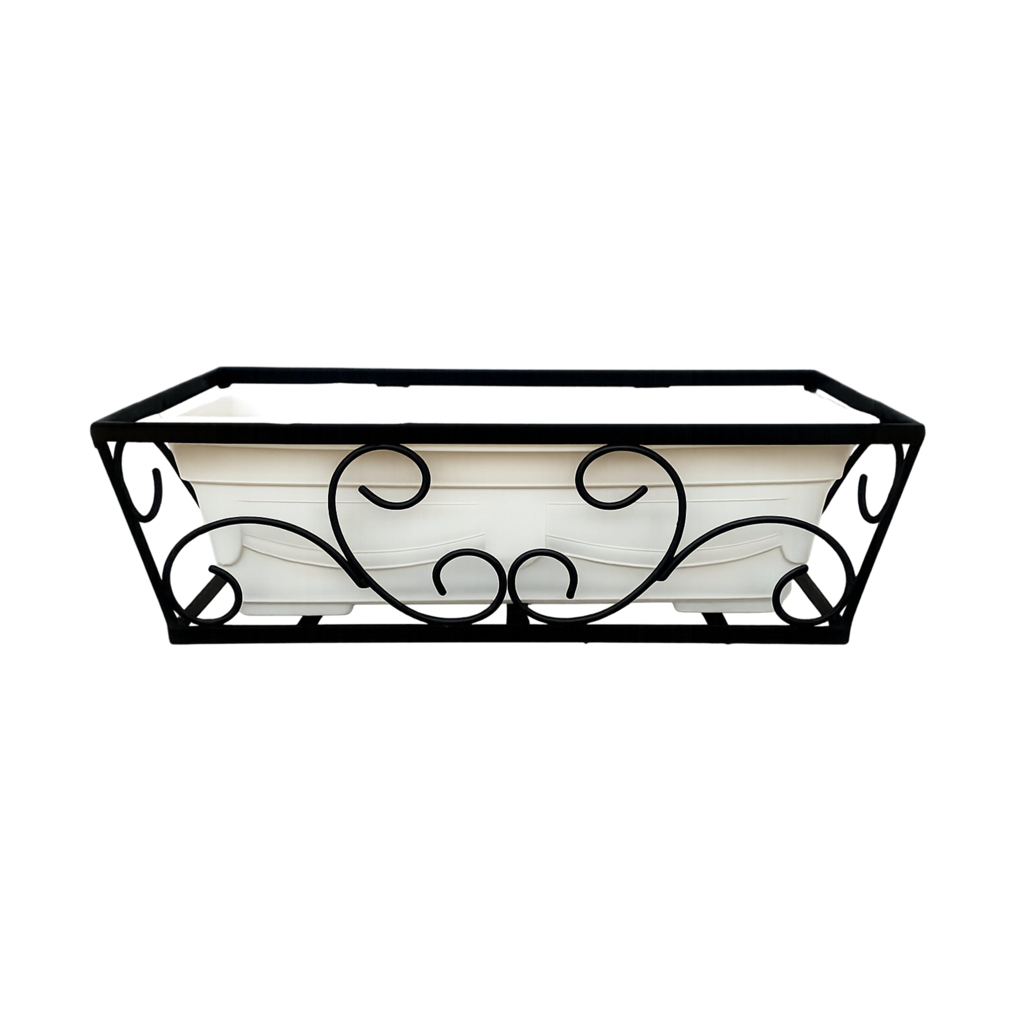 Metal Window Box Victorian Window Box 18 inch (Pot not Included)