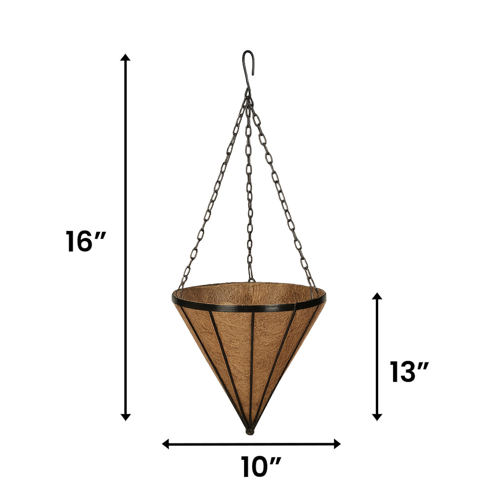 Spike Flowers Hanging Basket